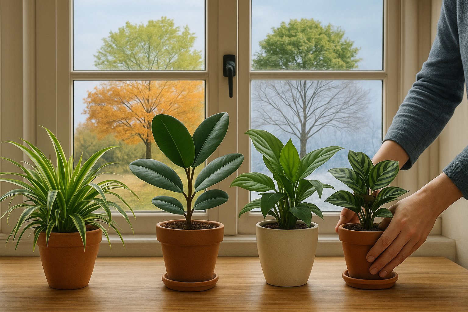Cómo Evitar que tus Plantas de Interior se Estresen con los Cambios de Estación