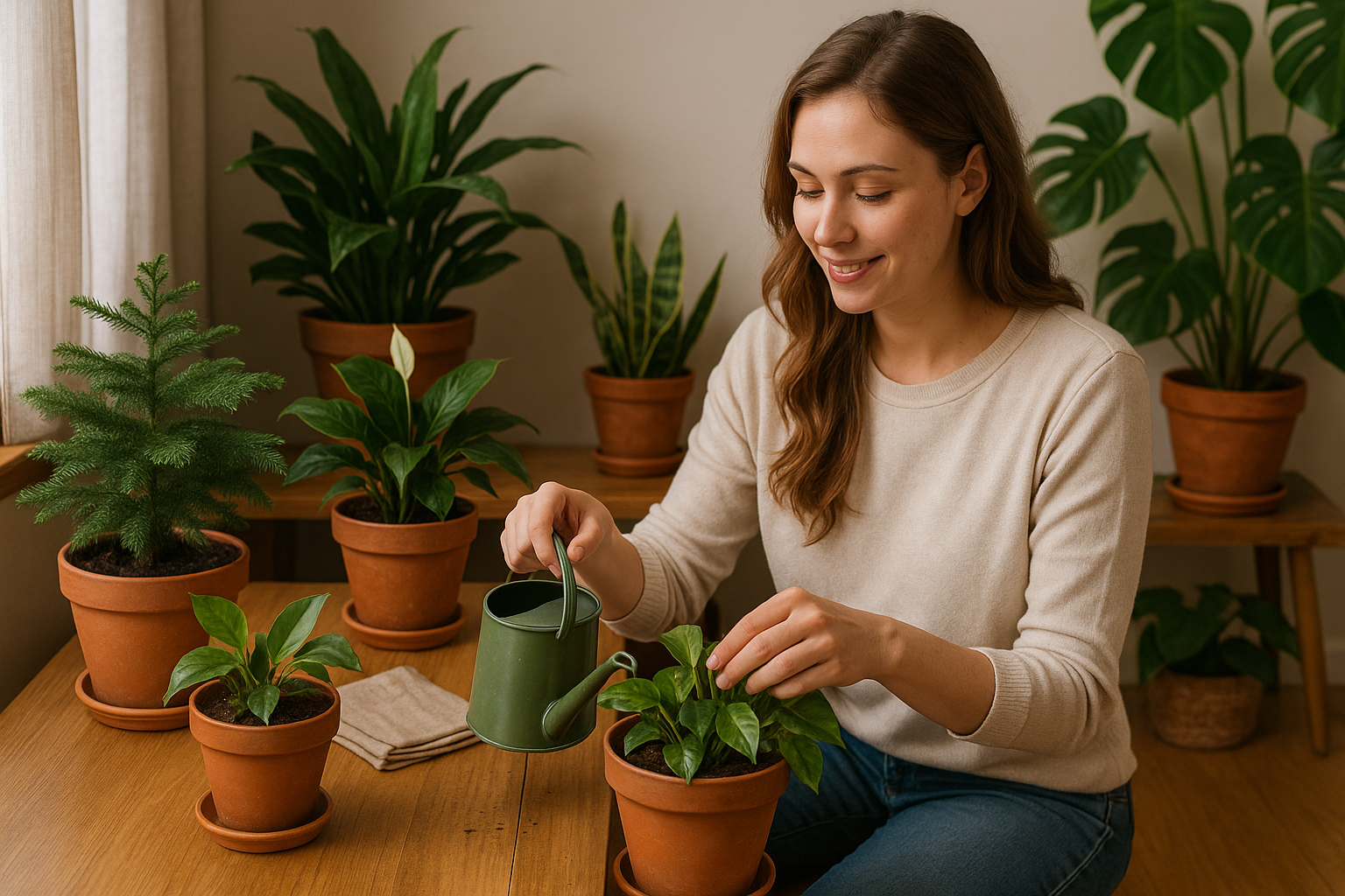 Cómo Crear una Rutina de Cuidado Semanal para tus Plantas de Interior