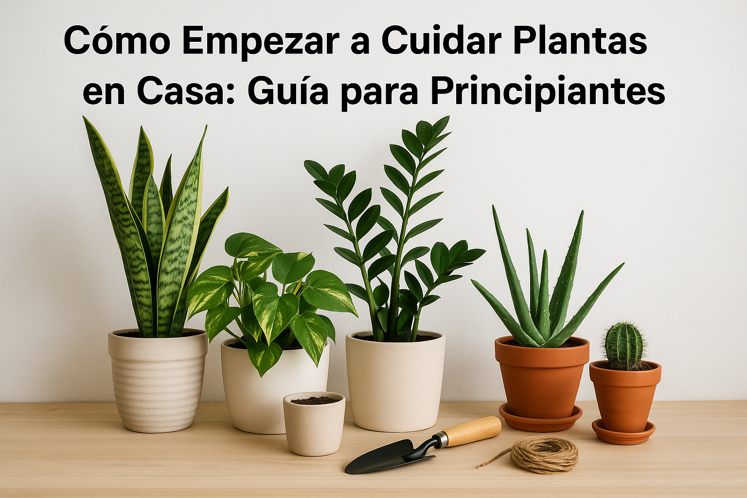 Cómo Empezar a Cuidar Plantas en Casa: Guía para Principiantes