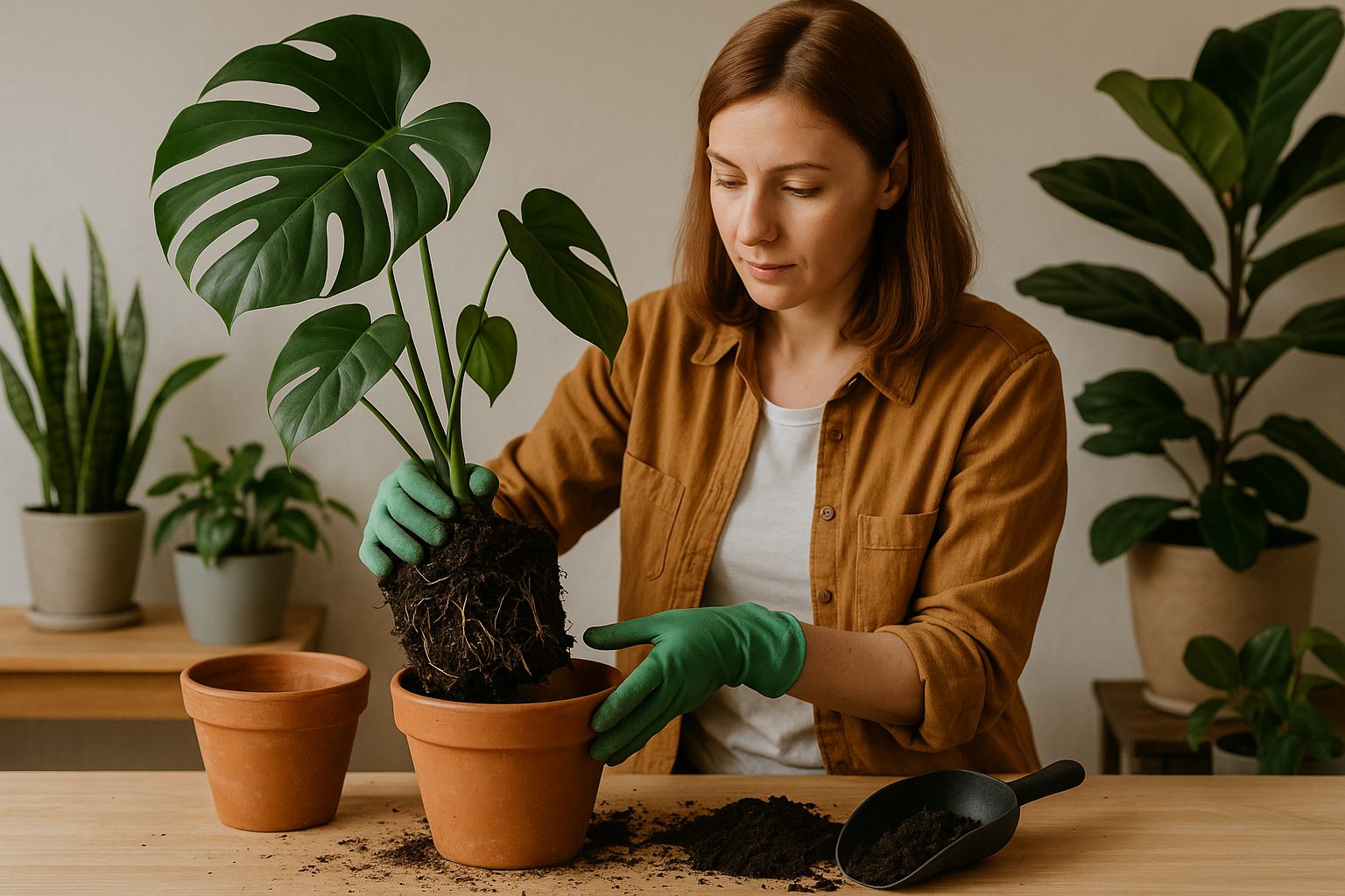 Cómo Hacer un Trasplante Correcto de tus Plantas de Interior