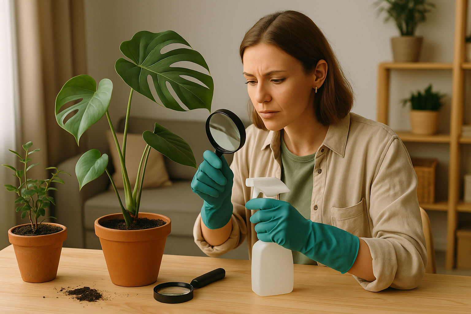 Cómo Prevenir y Eliminar Plagas Comunes en Plantas de Interior