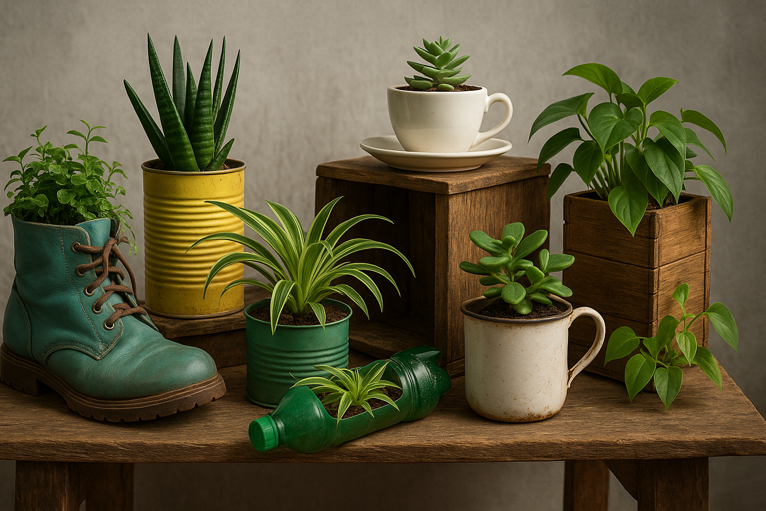 Cómo Reutilizar Objetos para Hacer Macetas Creativas en Casa