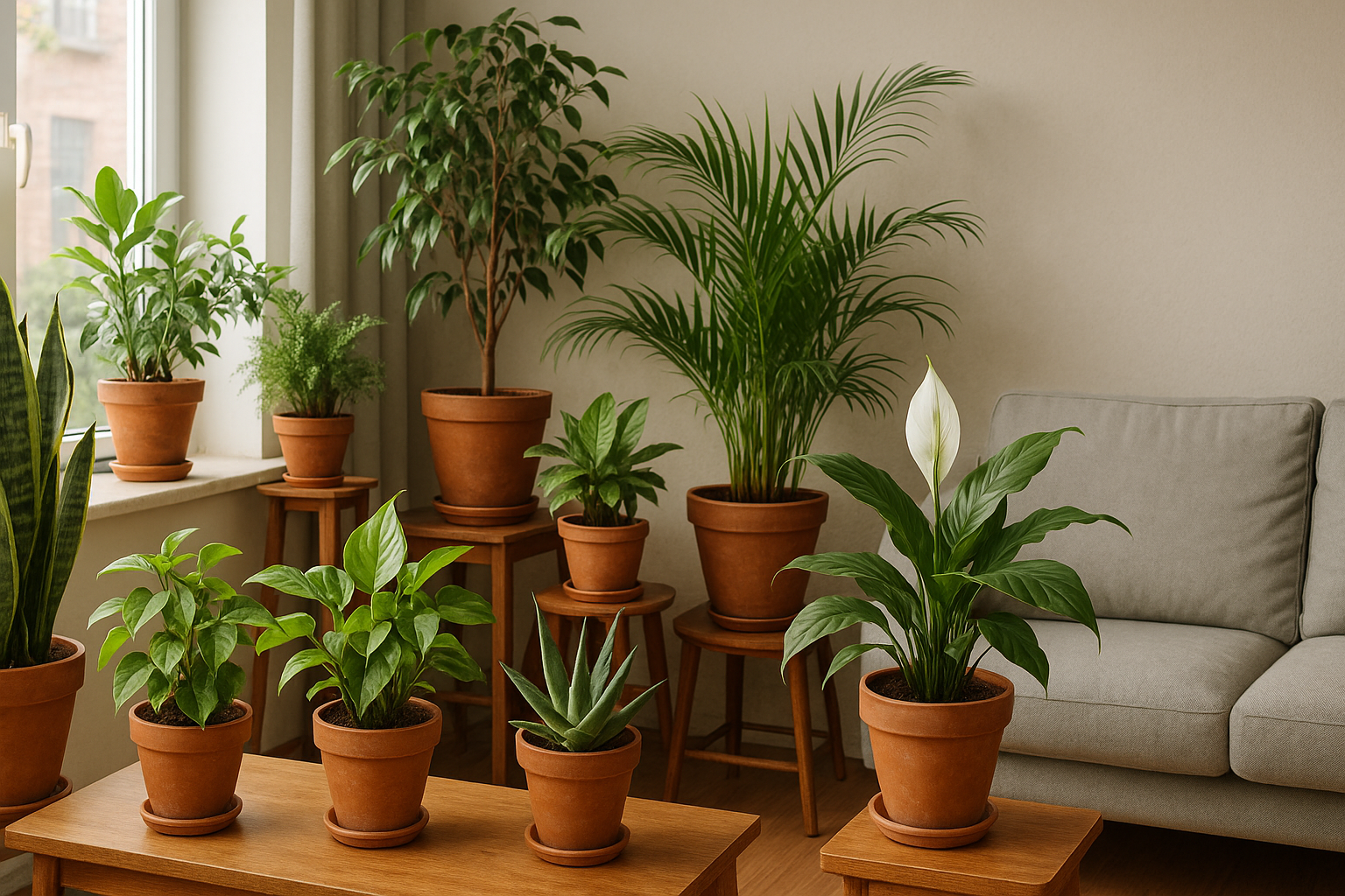 Cómo Usar Plantas para Mejorar la Calidad del Aire en Casa